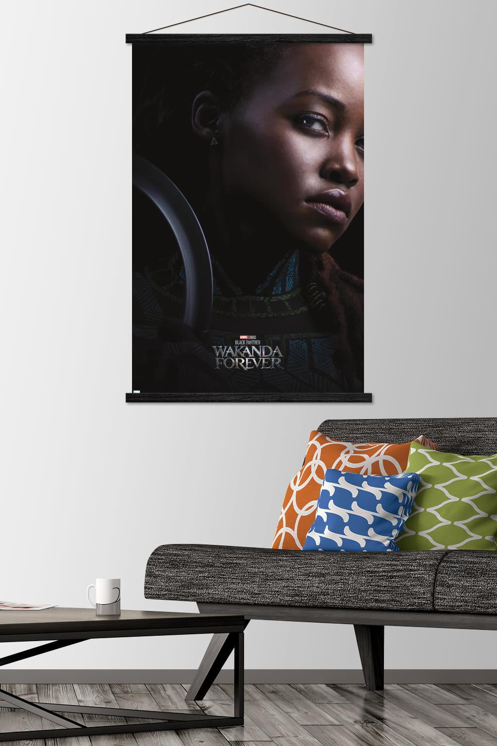 Marvel Black Panther: Wakanda Forever - Nakia One Sheet Wall Poster with Magnetic Frame, 22.375" x 34"