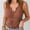 Khaki, variant on YHAJDS Women's Basic T-shirts Round Neck Short Sleeve Knit Solid Color Casual Summer Blouse