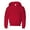True Red, variant on Jerzees Big Boys Drawcord Pullover Hooded Sweatshirt, Style 996Y