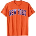 thumbnail image 1 of New York Text T-Shirt - White - S, 1 of 2