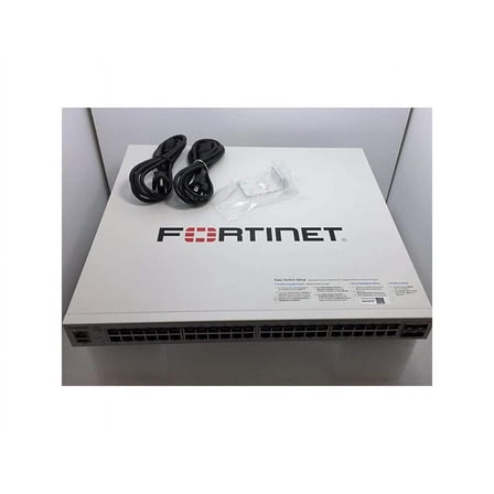 Fortinet FortiSwitch 448E-POE - Switch - L3 - managed - 48 x 10/100/1000 (PoE)   4 x 10 Gigabit SFP  - rack-mountable - PoE (421 W)