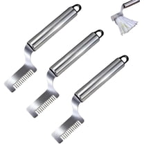 3 Packs Green Onion Slicer Stainless Steel - Space Saving Green Onion Shredders - Vegetable Slicer -7 Inch Green Onion Cutter - Shred Knife For Home Use Cooking Ergonomic Kitchen Tool For Shredding