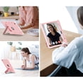 thumbnail image 4 of Dteck Case for iPad Air 13 inch 2025/2024,Shockproof Silicone + PC 3-Layer Protection Kickstand Case Heavy Duty Cover for iPad Air 13-in. M3/M2,Rosegold, 4 of 7
