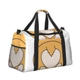 thumbnail image 2 of Honeii Prince Corgi Dog Print Gym Bag,Carry on Weekender Overnight Bag, Travel Duffel Bags, Personal Item Travel Bag,Tote Bag,Workout Dance Bag, 2 of 7