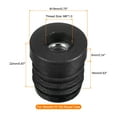 thumbnail image 2 of 12Pack Inserts for Round Tubes with M6 Thread, for 19mm/0.75" OD Round Tube Furniture Leg Plug, 2 of 6
