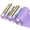Purple 2 volume with 60 Count, variant on Handle Tie Trash Bags,5 Gallon 2 Roll Plastic Garbage Bag Liners for Waste Storage, 19.68 x 17.71 Inch Household Disposal Sacks for Bathroom Bedroom Car Office and Home Cleaning,60 Count