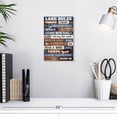 thumbnail image 3 of Elephant Stock Lake House Rules Typography Wall Art - Vertical Canvas Wall Art - Living Room Wall Decor - Inspirational And Typography Canvas - Gray And Brown Decor - 8" x 12", 3 of 8