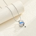 thumbnail image 6 of Heart Crystal Urn Necklace for Ashes for Women Men Stainless Steel Cremation Jewelry Memorial Pendant for Loved One, 6 of 6