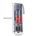 thumbnail image 2 of Exprimidor Extractor de jugo de carga USB portátil de 450 ml para viajes de oficina en casa Blanco, 2 of 5