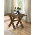 thumbnail image 3 of Topline Home Furnishings End Table with Live Edge, Oak, 3 of 3