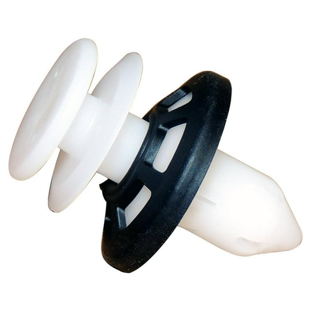 Crown Automotive Retenue de Panneau 6509673AA Remplacement OE; Blanc/noir; Plastique; Simple
