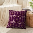 thumbnail image 4 of LALILO Throw Pillow Covers Antique Golden Gold Floral Ornament Cushion Cover 18" x 18", 2 Pack, 4 of 6
