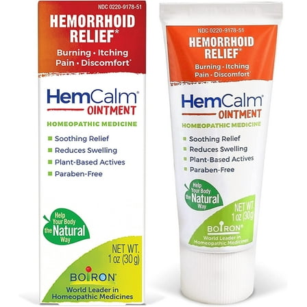 Boiron HemCalm Ointment - 1 oz Pack of 4