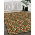 thumbnail image 2 of Ahgly Company Indoor Square Patterned Cookie Brown Area Rugs, 5' Square, 2 of 6