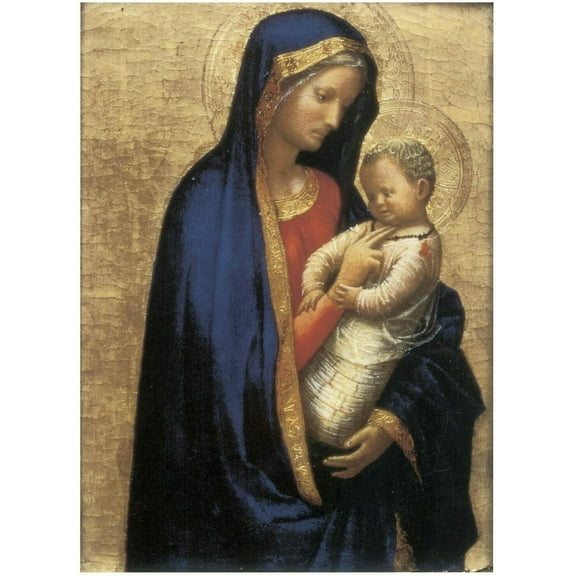 Madonna Casini-Tomasso Masaccio - CANVAS OR FINE PRINT WALL ART
