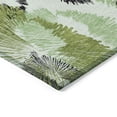 thumbnail image 3 of Addison Rugs Chantille Indoor/Outdoor Transitional Floral Olive Machine Washable Rectangle Rug, 8' x 10', 3 of 8