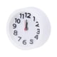 thumbnail image 2 of Simple Round Plastic Alarm Clock Small Desktop Clock Luminous Hour and Minute Hand Kids Wall Mounted Alarm Clock Without Battery (White), 2 of 2