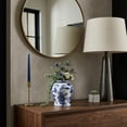 thumbnail image 4 of Chinoiserie Ceramic Jar Vase with Lid for Living Room and Home Decor - Decorative Flower Vase for Bedroom or Office Decor - House Accent for Table Styling and Entryway Display - 9", Blue & White, 4 of 17