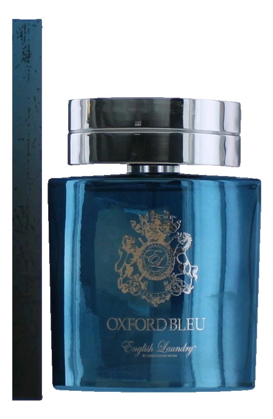 English Laundry Oxford Bleu Eau De Parfum Spray, Cologne for Men, 3.4 Oz