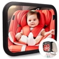 thumbnail image 1 of Espejo Bebé Coche - Espejo Asiento Coche Espejo Grande de Seguridad para Niños en Sentido Contrario, 1 of 9