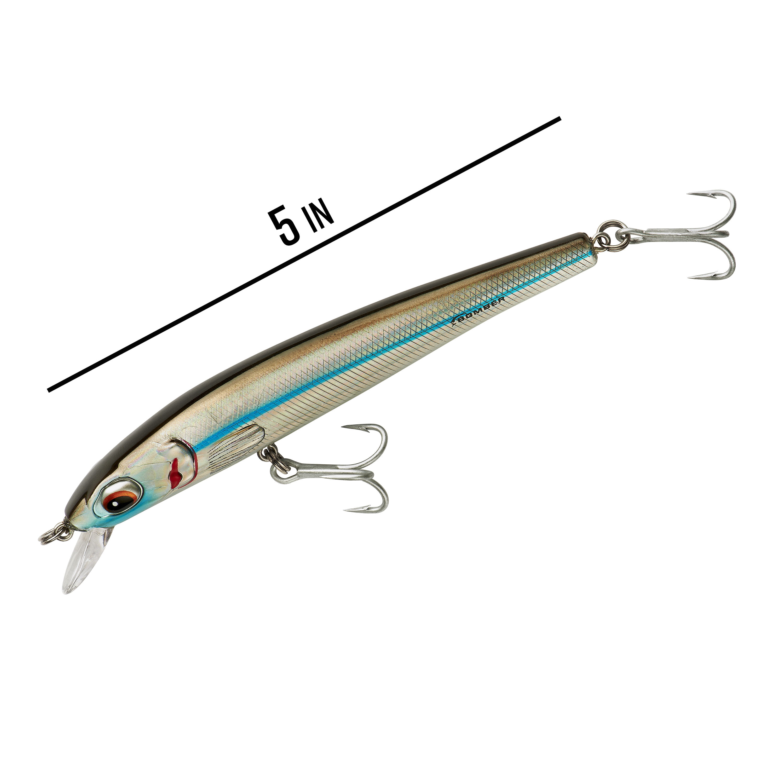 2 BOMBER SMILING MINNOW LURES ? COOL COLOR