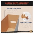 Comic Book Long Box Storage 5 Count Pack 200-225 Comics Capacity 27.5x7 ...