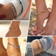 thumbnail image 3 of Pulsera de tobillera cubana PROSTEEL de oro de 6 mm para mujeres y niñas cadena de Acero inoxidable ajustable, 3 of 7