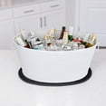 thumbnail image 7 of BREKX Home + Party Aspen Round Hammered Scratch Resistant Beverage Tub, Rust Proof, 7 of 7