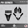 thumbnail image 2 of Kalair GFX Graphics Kit for Kawasaki KX85 (2014-2021) Fh Series, 2 of 5