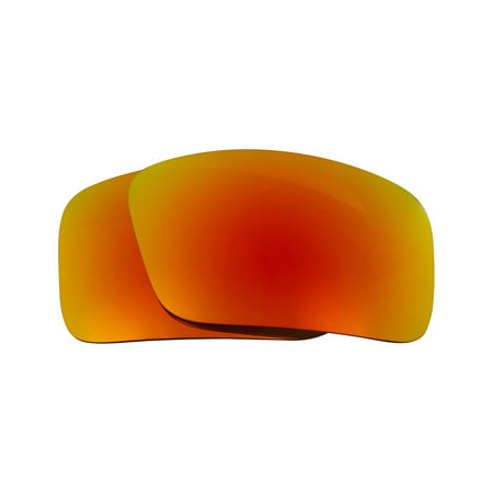 Replacement Lenses Compatible with OAKLEY Oil Drum Polarized Red Mirror