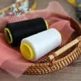 thumbnail image 4 of Black & White Sewing Thread, 8PCS 40S/2 3000 Yard Spool Serger Thread, All Purpose Polyester Thread Serger Thread Cones, 4 of 7