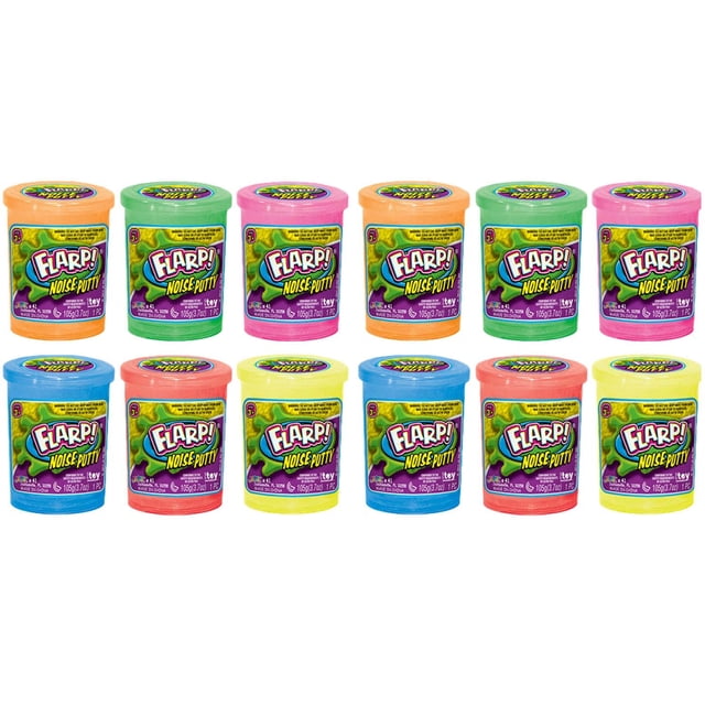 Masilla Squishy Sensory Toy JA-RU Flarp Noise, 12 unidades