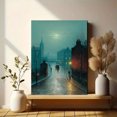 thumbnail image 6 of Vintage Victorian Street Scene Canvas Print，Living Room Bedroom Decor, 6 of 8