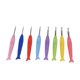 thumbnail image 2 of Nuevo Kit de agujas de ganchillo con mango de goma suave, 8 Uds., juego de agujas de tejer TPR,, 2 of 13