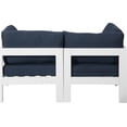 thumbnail image 3 of Meridian Furniture Nizuc Navy Outdoor Patio Modular Sofa, 3 of 9