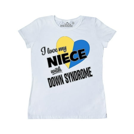 I Love my Niece with Down Syndrome Women's T-Shirt
