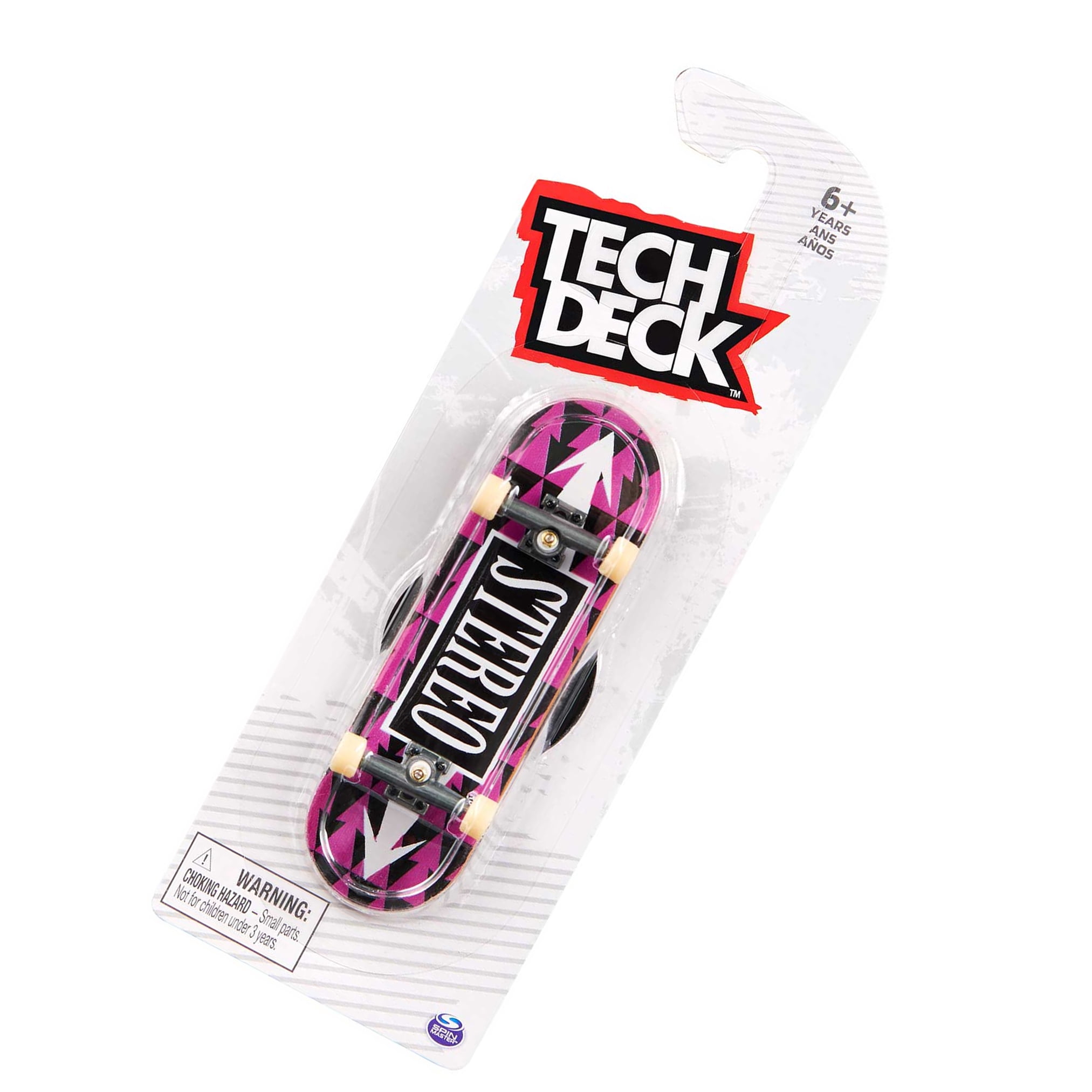 Tech Deck Single-Pack Fingerboard Skateboard (96 mm) - Stereo
