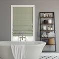 thumbnail image 5 of Sun Zero Pryer 1-Piece Textured 100% Blackout Cordless Roman Shade, 27"X64", Sage Green, 5 of 8