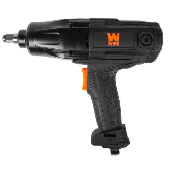 WEN 48108 7.5A 450 Ft-lb Two-Direction Impact Wrench w/ 1.5In Hog Ring Anvil