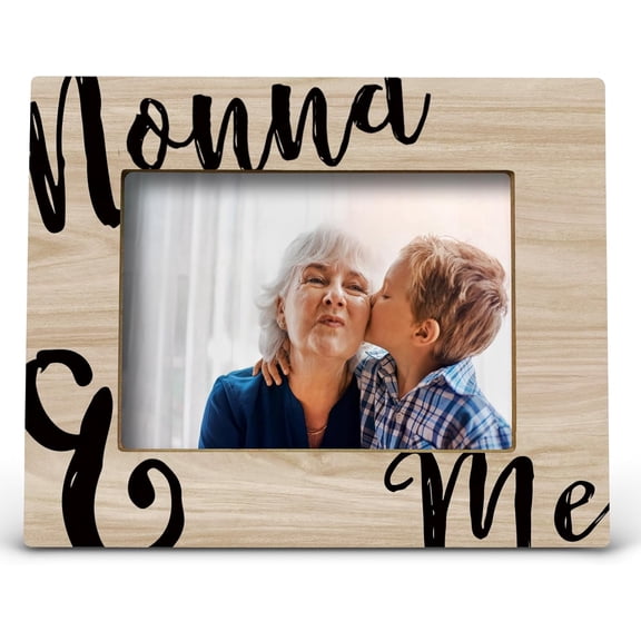 Nonna Gifts Grandma Picture Frame - Nonna & Me Photo Frame (5x7 Inch)