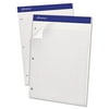 Ampad Double Sheets Paper Pad, Narrow Rule, 8.5x11.75, 100 Sheets, White