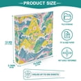 thumbnail image 3 of FORMRS 3 Ring Binder with Pockets 1.5" D-Rings Clip Board 200 Sheets Capacity, Yellow Mountains, 3 of 8