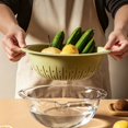 thumbnail image 4 of Small Colander Strainer Small Colander Berry Strainer Mini Colander Colander For Kitchen Colanders & Food Strainers Fruit Colander Pasta Strainer Kitchen Strainer Green, 4 of 5
