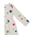 thumbnail image 2 of Wonder Nation Toddler Girls Long Sleeve Play Dress, Sizes 12M-5T, 2 of 3