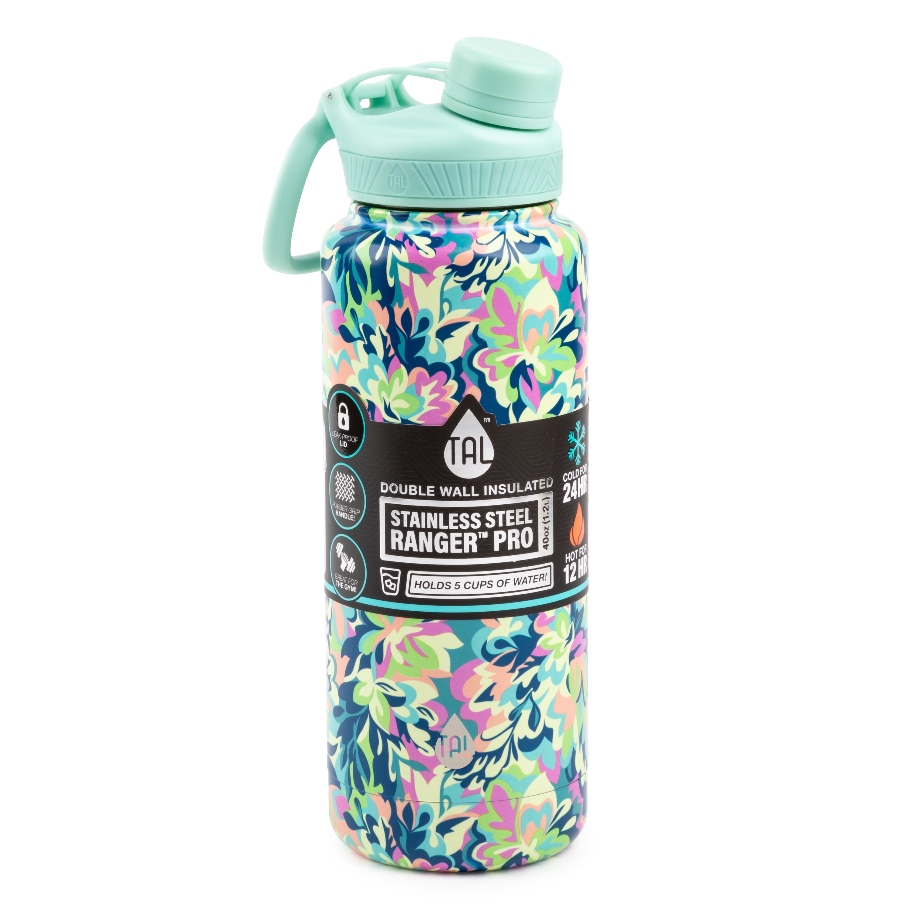 40oz Basin Mint Flower (pack of 6) – TAL™ Hydration