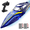 Blue, variant on DEERC 14-Inch RC Boat, 20+ MPH High Speed Remote Control Boat for Pool & Lake, Auto Self-Righting, 2 Batteries, 493FT Control Range, LED Lights, 2.4GHz Full Proportional Control, Water Toy Gift