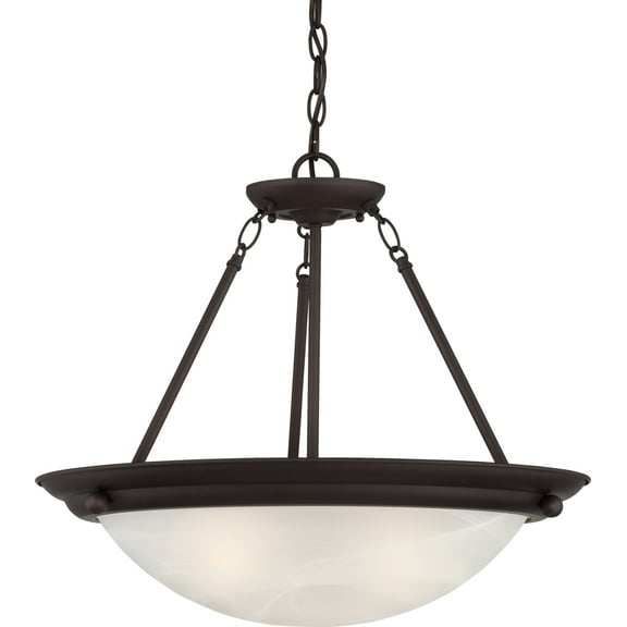 Volume Lighting Lunar 2-Light Pendant or Semi Flush Mount