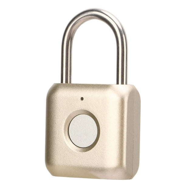 Cerradura biométrica, candado de huella dactilar IPX2 impermeable sin llave candado biométrico candado de huella dactilar respuesta rápida