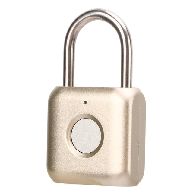Cerradura biométrica, candado de huella dactilar IPX2 impermeable sin llave candado biométrico candado de huella dactilar respuesta rápida