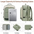 thumbnail image 4 of UKEIN Travel Backpack for Women Carry on Backpack Flight Approved 40L Personal Item Backpack Water Proof Backpack with Packing Cubes and Shoe Pocket, 4 of 8